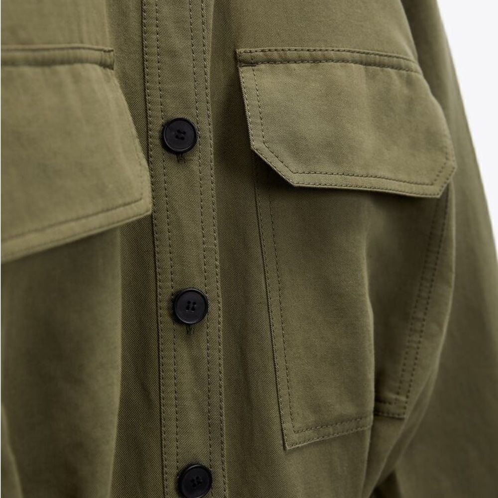 ZARA PATCHWORK JUMPSUIT LIMITED EDITION
KHAKI GRE… - image 5